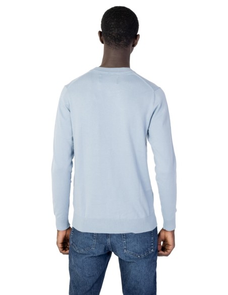 Pull bleu azur Calvin Klein Jeans homme