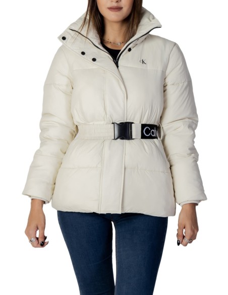 Veste beige ceinturée Calvin Klein Jeans femme