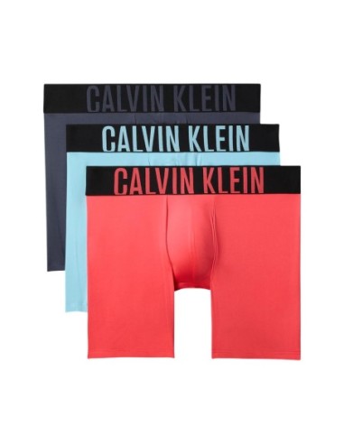 Boxer homme bleu Calvin Klein – lot de 3 polyester