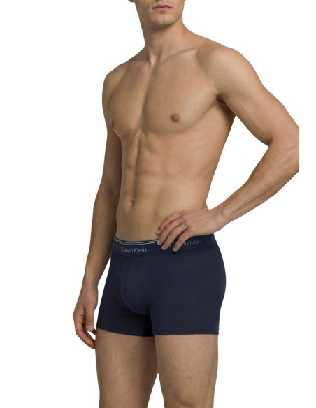 Boxer court homme gris low rise CK – lot de 3 confort stretch