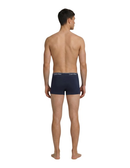 Boxer court homme gris low rise CK – lot de 3 confort stretch
