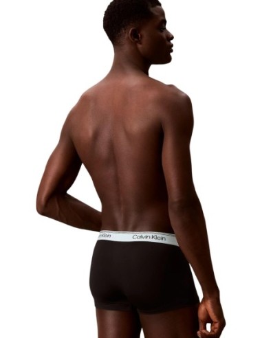 Boxer court homme noir low rise CK – lot de 3- coton stretch