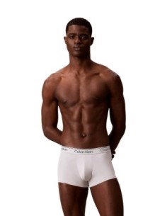 Boxer court homme blanc Calvin Klein – lot de 3 coton stretch