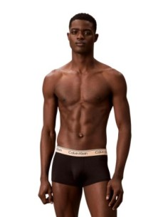 Boxer court homme noir low rise CK – lot de 3 coton stretch