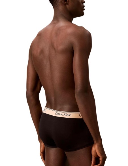 Boxer court homme noir low rise CK – lot de 3 coton stretch