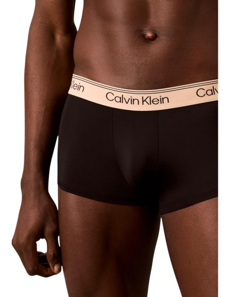 Boxer court homme noir low rise CK – lot de 3 coton stretch