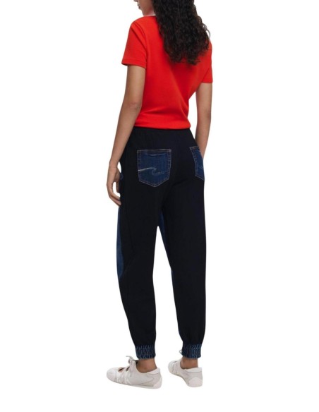 Jeans bleu Desigual femme