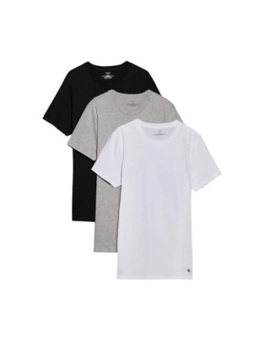 Tee-shirt homme gris CK – col rond 100% coton