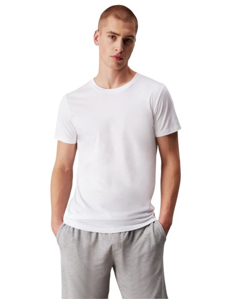 Tee-shirt homme gris CK – col rond 100% coton