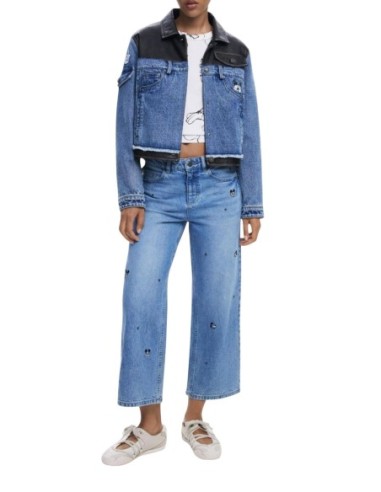 Jaquette bleue Desigual femme