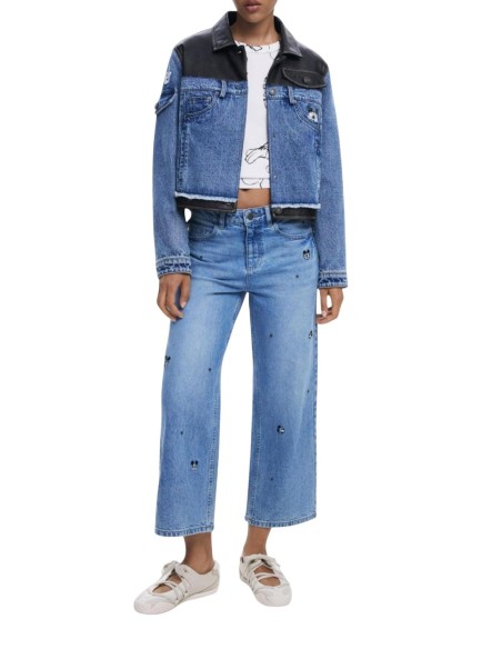 Jaquette bleue Desigual femme