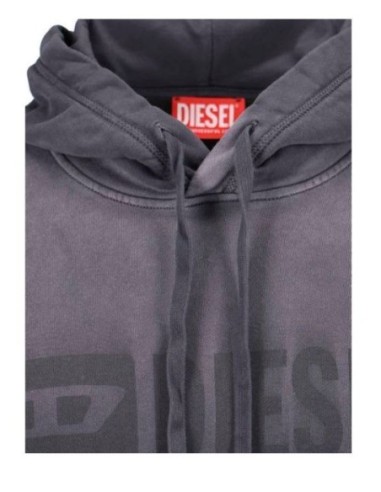 Sweat gris Diesel homme capuche