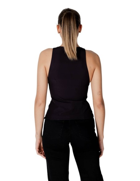 Top floral noir Desigual femme
