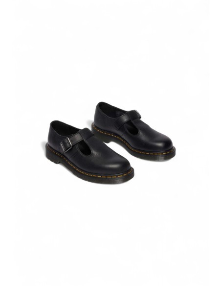 Chaussures noires à lanières Dr. Martens femme
