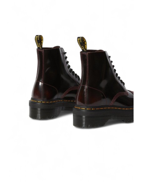 Bottes Dr. Martens bordeaux plateforme