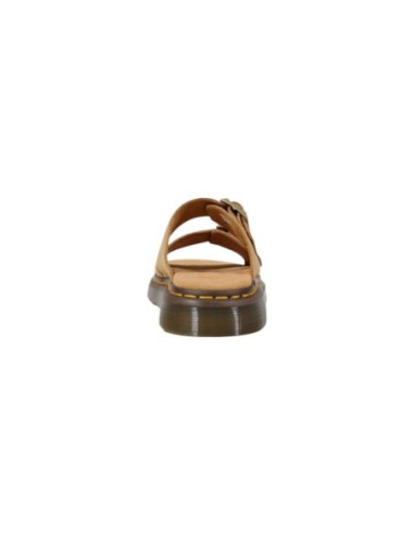 Mules beige Dr. Martens homme cuir