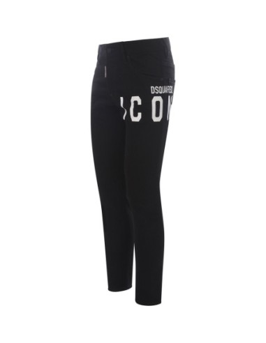 Jeans noir Dsquared homme