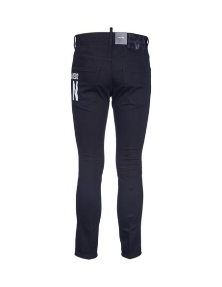 Jeans noir Dsquared homme