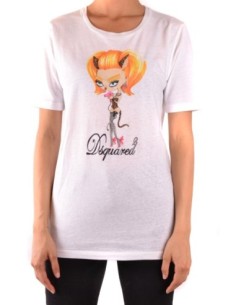 T-shirt blanc Dsquared femme