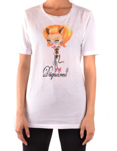 T-shirt blanc Dsquared femme