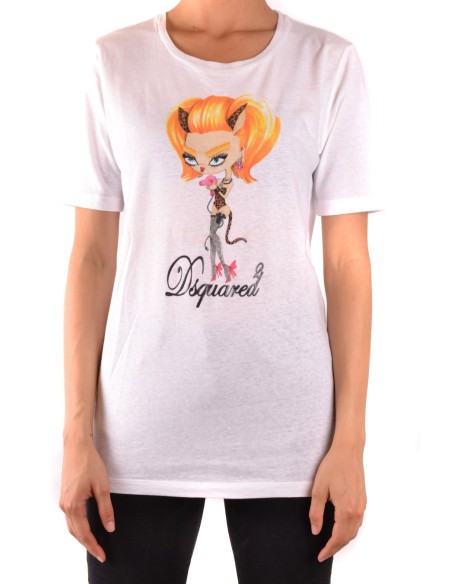 T-shirt blanc Dsquared femme