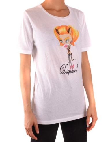 T-shirt blanc Dsquared femme