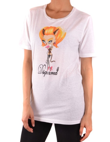 T-shirt blanc Dsquared femme