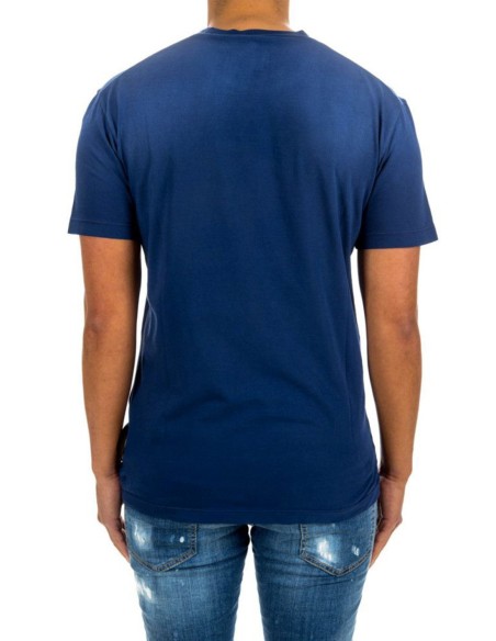 T-shirt bleu Dsquared homme