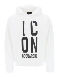Sweat blanc Dsquared homme