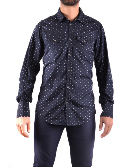 Chemise bleue Dsquared homme
