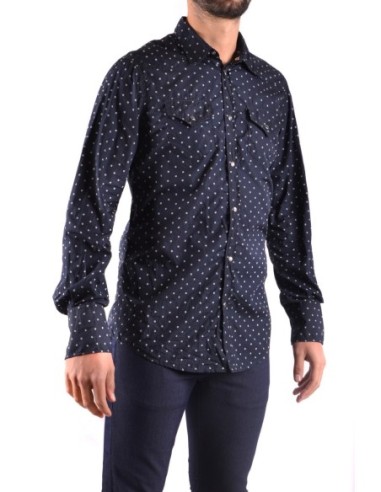 Chemise bleue Dsquared homme
