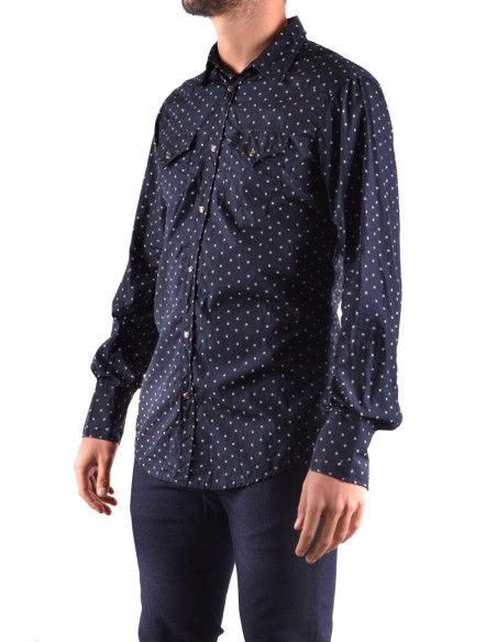 Chemise bleue Dsquared homme