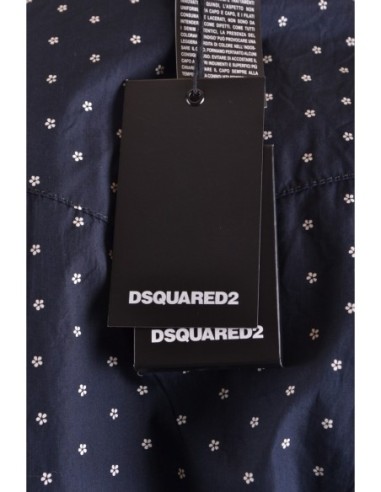 Chemise bleue Dsquared homme