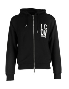 Sweat noir Dsquared homme