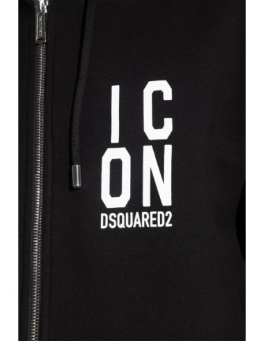 Sweat noir Dsquared homme
