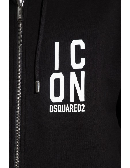 Sweat noir Dsquared homme