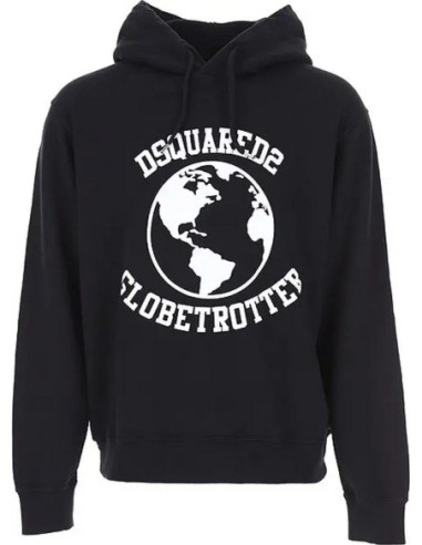 Sweat noir Dsquared homme
