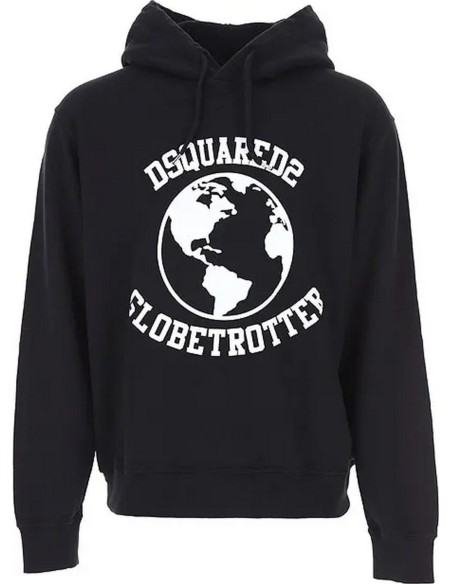 Sweat noir Dsquared homme
