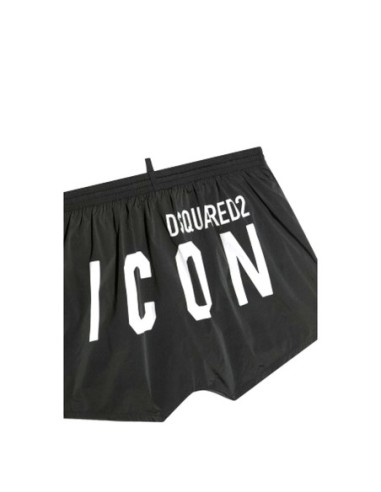 Maillot de bain noir Dsquared homme
