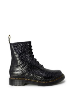 Bottines noires Dr. Martens femme moleskine