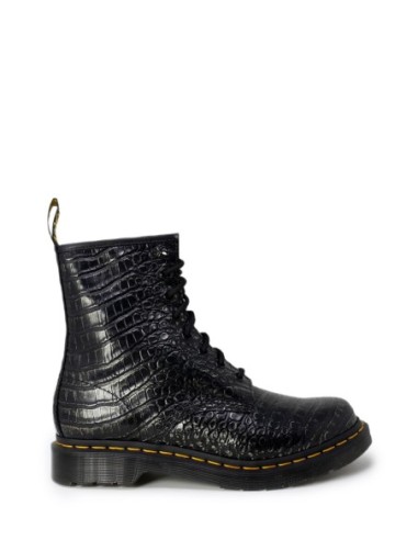 Bottines noires Dr. Martens femme moleskine