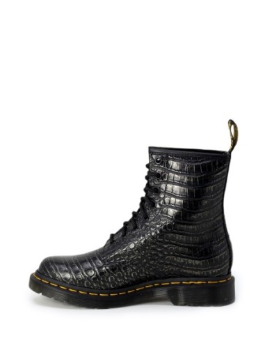 Bottines noires Dr. Martens femme moleskine