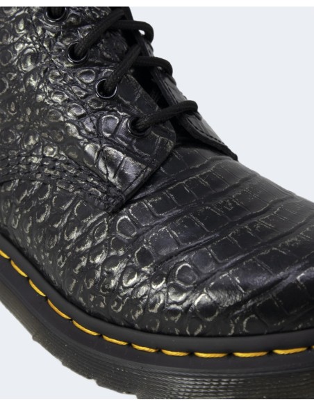Bottines noires Dr. Martens femme moleskine