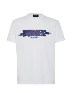 T-shirt blanc Dsquared2 homme