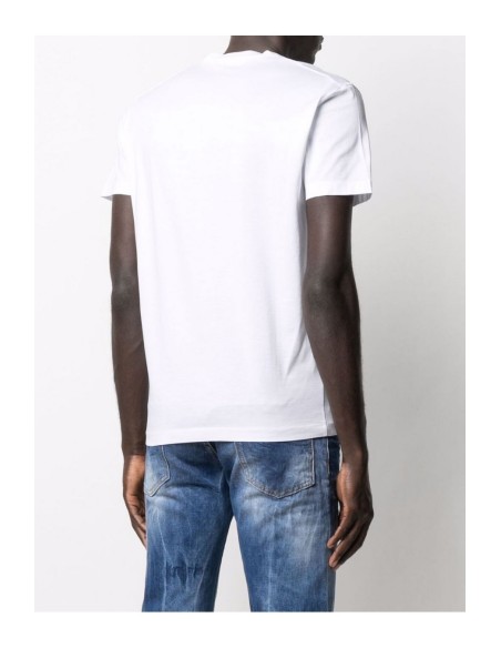 T-shirt blanc Dsquared2 homme