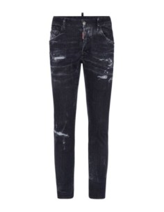 Jeans noir Dsquared2 homme