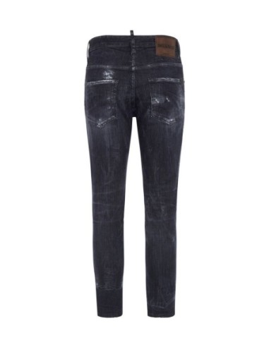 Jeans noir Dsquared2 homme
