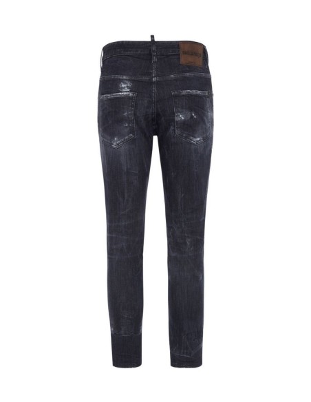 Jeans noir Dsquared2 homme