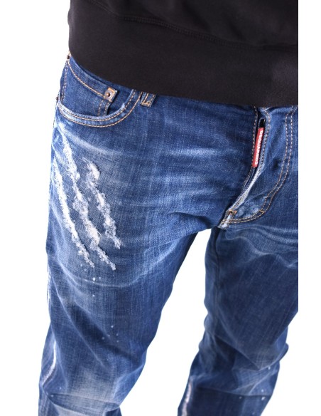 Jeans bleu Dsquared2 homme