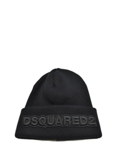 Bonnet noir Dsquared2 homme